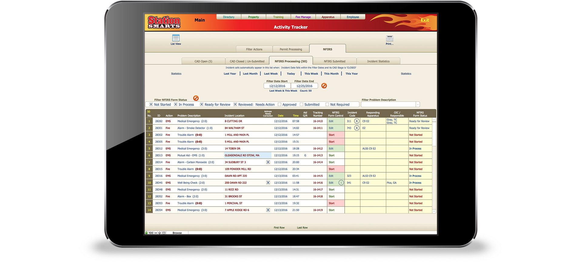 Records Management Software for Fire Departments StationSmarts