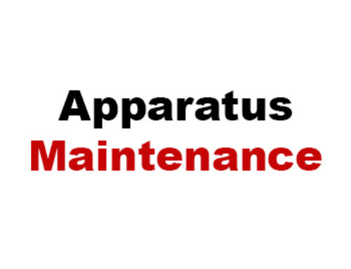 Apparatus Maintenance